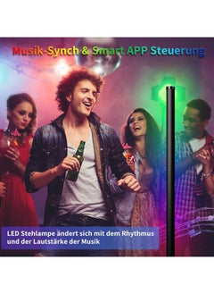 Serenova Gaming Lights RGB Light - LED Corner Lamp for Living Room, 10W Color Changing Floor Lamp with APP & Remote Control, Music Sync, Dimmable Timer for Bedroom & Gaming Room  - Image 3
