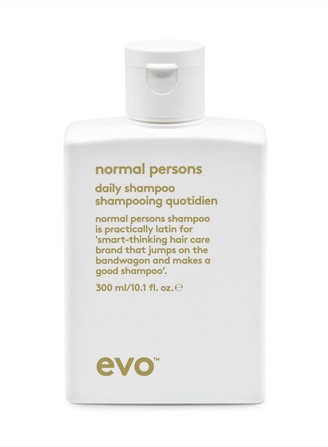 EVO Normal Persons Daily Care Shampoo - Deeply Cleanses, Removes Product Build-Up & Strengthens All Hair Types - 300ml / 10.1fl.oz  - Image 1