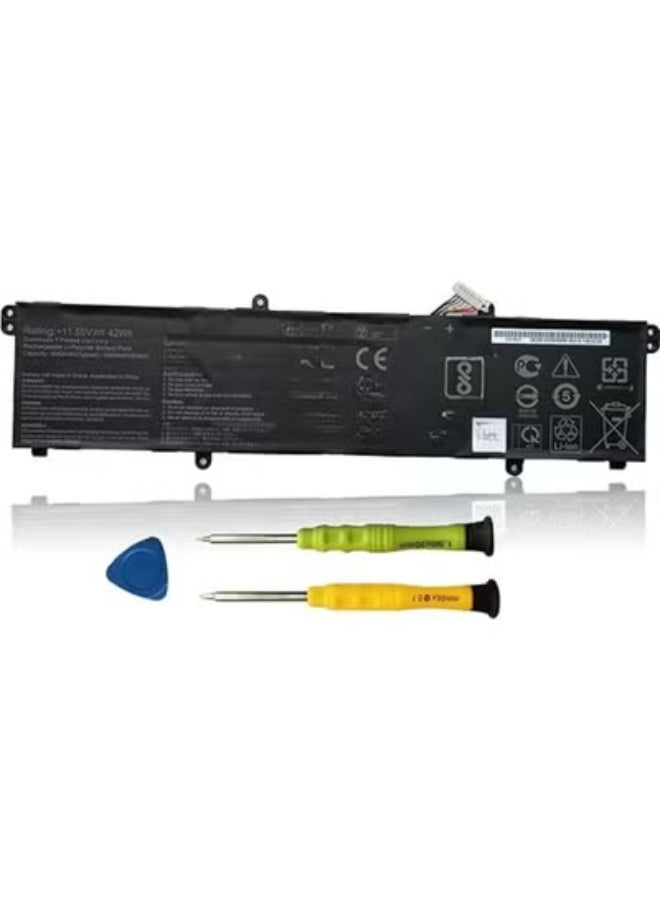 C31N1911 / B31N1911 Replacement Laptop Battery Compatible with TP420, TP470, TM420, K413, S433FA, TP470EA, TM420UA - Image 1