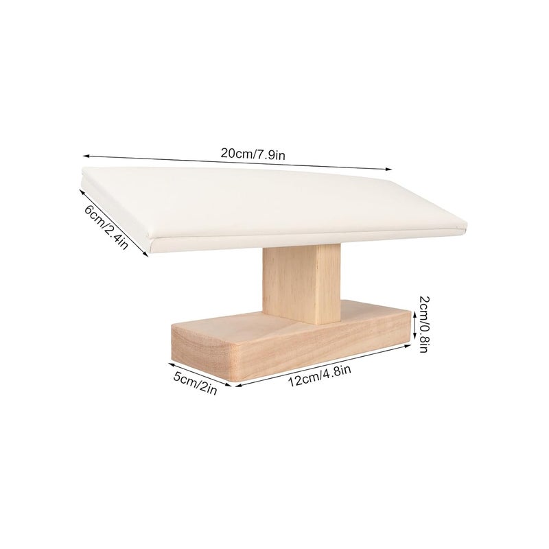 klarako Jewelry Display Stand,Bracelet Display Solid Wood Bevel Jewelry Organizer Single Layer Watch Stand T Bar Bracelet Holder Bracelet Stand Single Layer Holder T Bar Display Organizers - Image 3