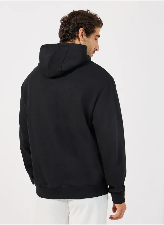 Styli Compassion Slogan Print Relaxed Fit Hoodie