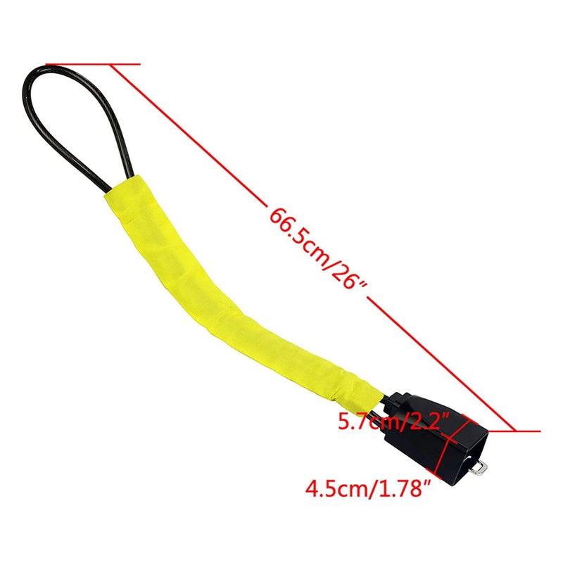 Steering Wheel Lock, Universal Seat Belt Lock Anti-Theft Locking Device with 3 Keys for Car SUV Van Golf Cart Truck Red - Image 3
