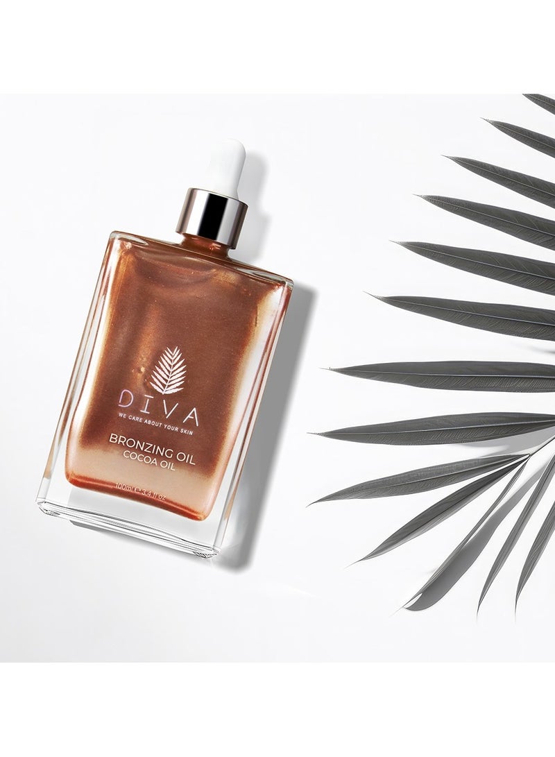 Diva BRONZING OIL COCOA OIL 100ML - Image 2