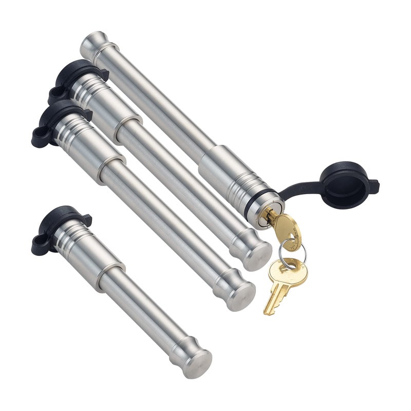 InfiniteRule Security 61774 4 Pack Mixed 20 Keyed Alike Hitch Locks for BW 2 Tow and Stow 10K LB Includes Lock for 20 Receiver