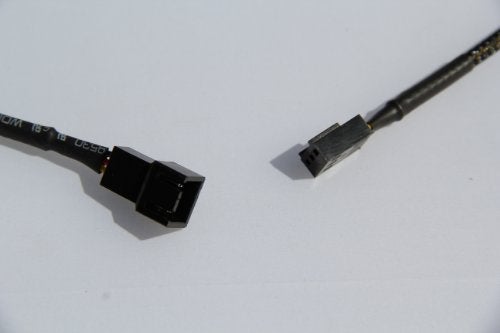OKGEAR 3 Pin Sleeved Fan Extension Cable (12") - Image 2