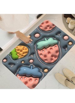 Happy Home Ultra Thin Super Absorbent - Quick Dry Bath Mat - Stylish Non-Slip Design - Machine Washable and Durable for Your Bathroom - Non-Slip Bath Mats - Modern and Beautiful Mat  - Image 2