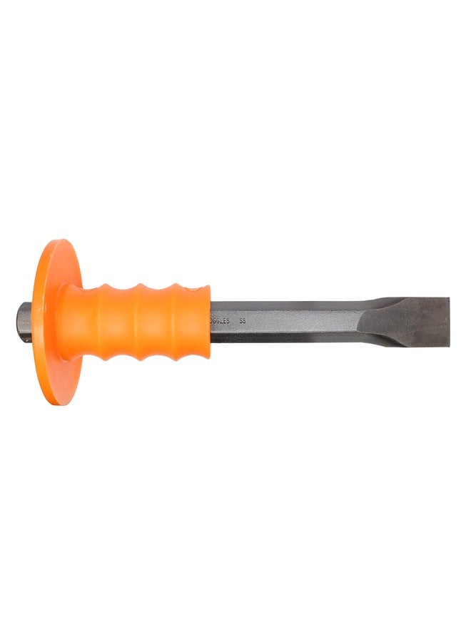 Mayhew Select 12405 1-by-12-Inch Handguarded Cold Chisel , Black - Image 1