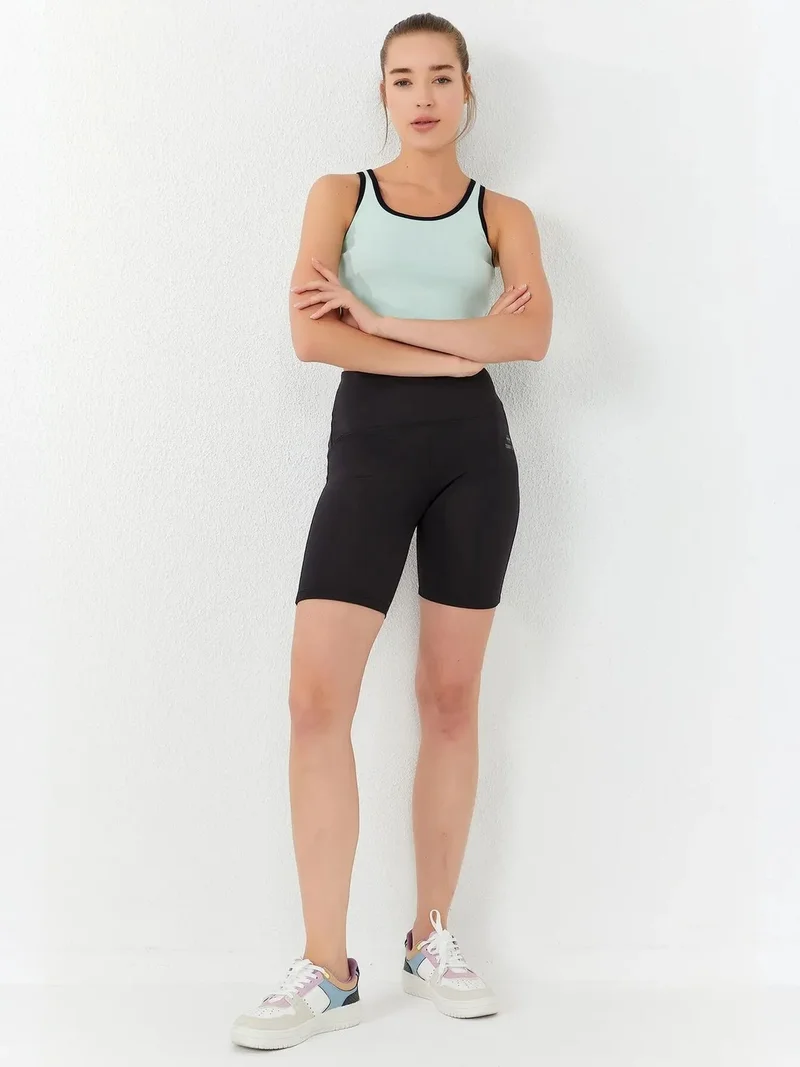 تومي لايف TOMMY Ribbed Sleeveless Crop Top