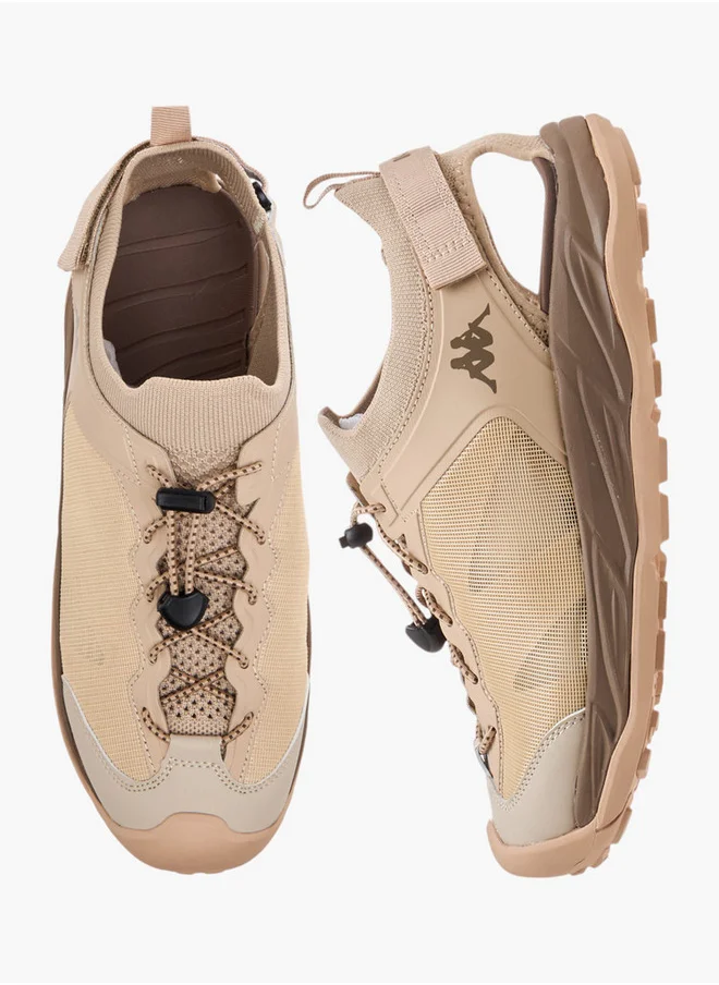 كابا Men's Logo Print with Hook and Loop Closure