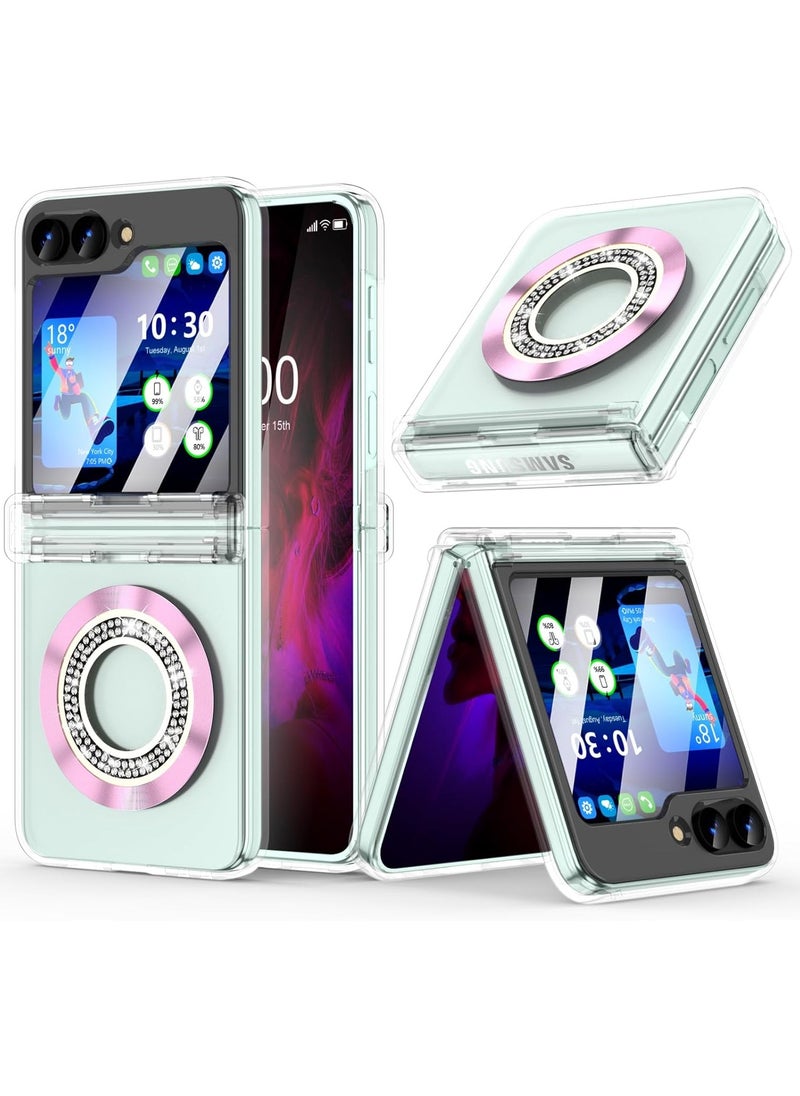 Protect PROTECT Magnetic Clear Case for Samsung Galaxy Z Flip 6 | Transparent, Premium Protection, Wireless Charging Compatible – Model: MSFLP6CLR  - Image 1