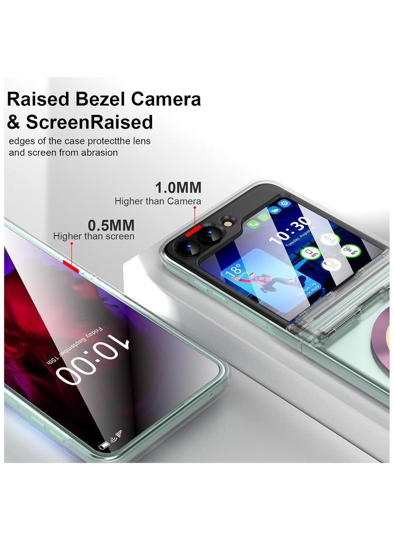 Protect PROTECT Magnetic Clear Case for Samsung Galaxy Z Flip 6 | Transparent, Premium Protection, Wireless Charging Compatible – Model: MSFLP6CLR  - Image 3