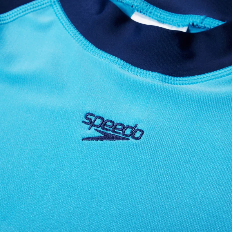 speedo Kids' Printed Long Sleeve Swimming Rashguard