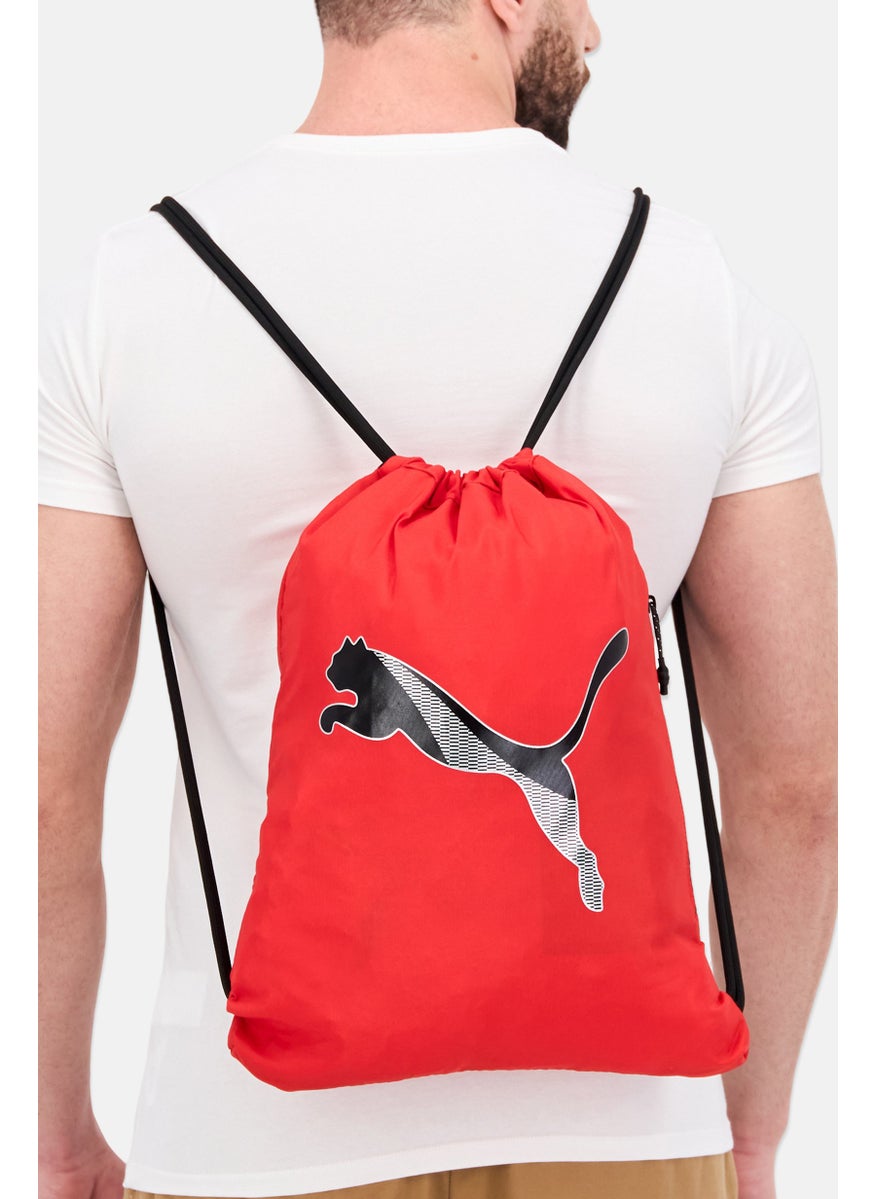 PUMA Men Brand Logo Sports Bag 45 H x 35 L x 1 W cm, Red  - Image 2