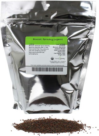 Organic Broccoli Sprouting Seeds by  | 2.5 Pound Resealable Bag | Bulk Non-GMO Broccoli Sprouts Seeds, Contain Sulforaphane - pzsku/Z1FECD12AD89C1960E323Z/45/1746360732/ee543aec-6cc7-4207-9225-23301100dd52