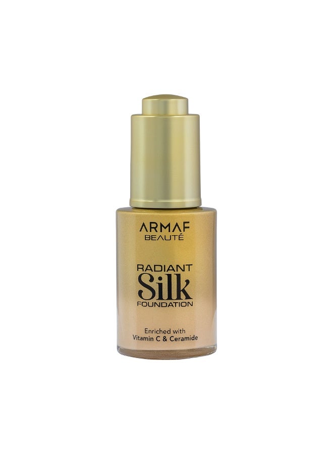 Armaf Beaute Radiant Silk Foundation Olive 30ml,  Lightweight Hydrating Liquid Foundation with Vitamin C & Ceramide for Smooth, Even, Radiant Skin and Long-Lasting Natural Finish - Image 2