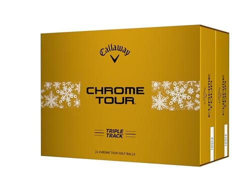 Callaway Golf Chrome Tour Golf Balls (Triple Track, 2 Dozen (White) - Image 1
