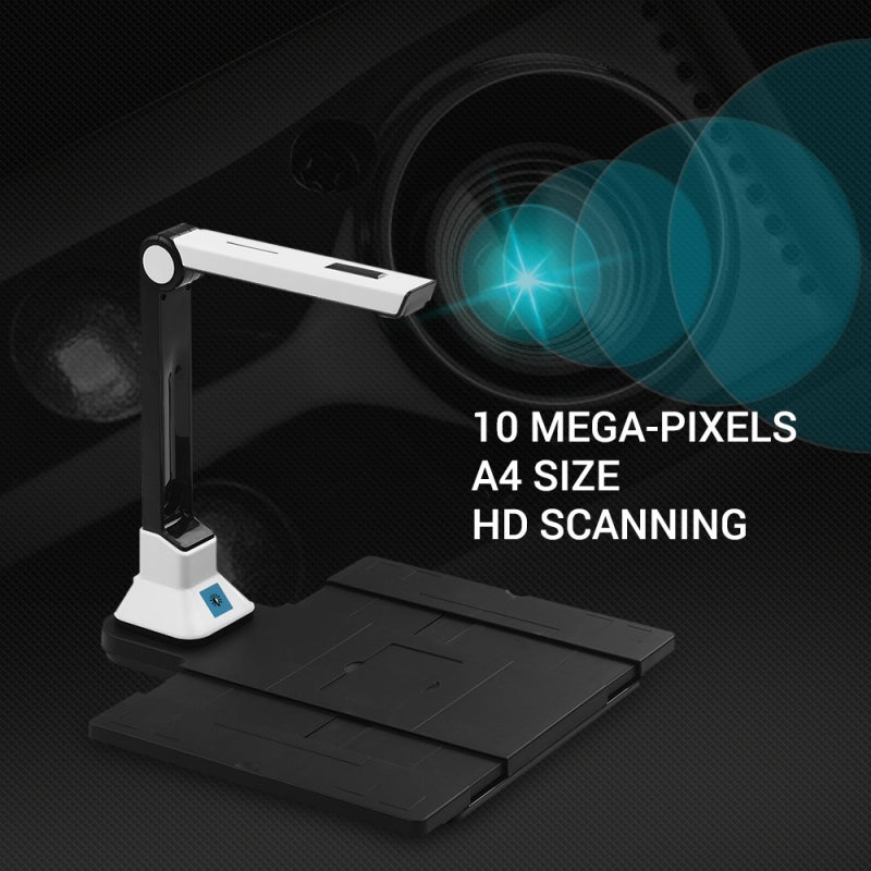 Portable Scanner: 10 Mega-Pixels Camera - Collapsible Design HD Scanner for Office, Classroom, Library & Hospital - Image 2
