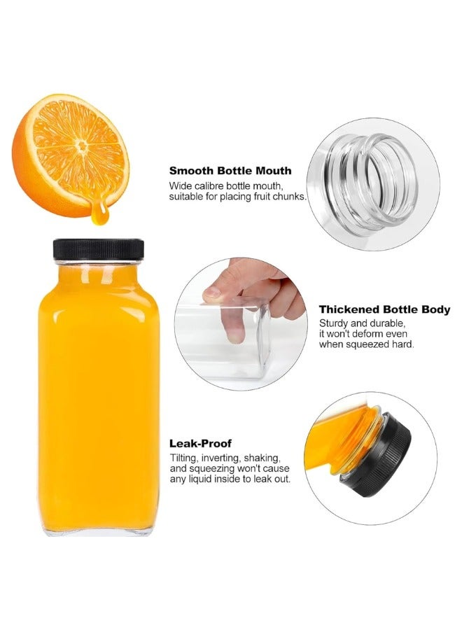 Halapack  Leak Proof  1500 ml Plastic Juice Bottles 10 Pcs Clear Plastic Bottles With Caps Milk Bottle Water Bottles For Kids Empty Bottle Zamzam Water Gym Water Bottle Reusable Plastic Juice Bottle - Image 5