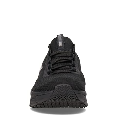 SKECHERS أحذية سكيشرز النسائية للعمل بتصميم مريح: ديلوكس ووكر SR - أحذية أوزيما السهلة الارتداء، سوداء، 5 - Image 4