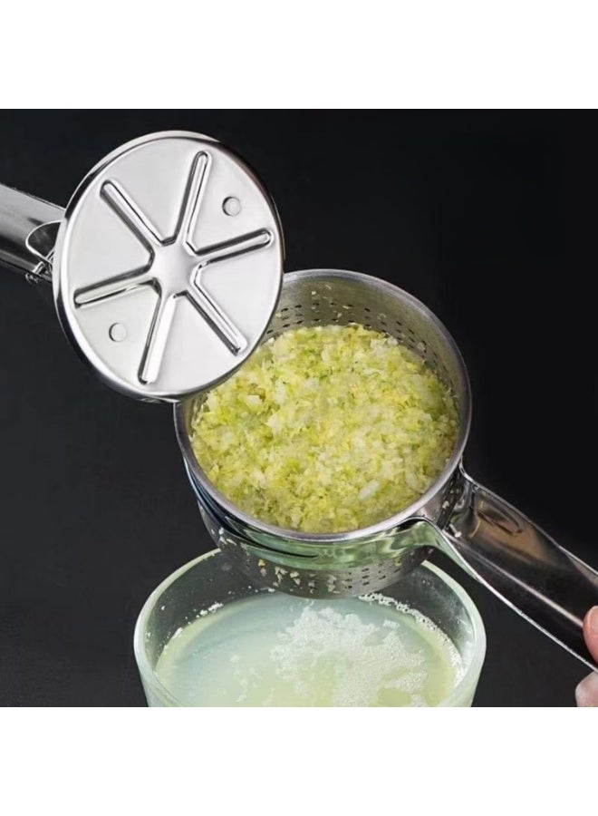 سيوسي Stainless Steel Potato Ricer, Manual Food Press, Professional Kitchen Tool for Making Gnocchi, Spaetzle, Mashed Potatoes, Fruit and Vegetable Puree, Multi-Functional (Side Hole Design) - Image 4