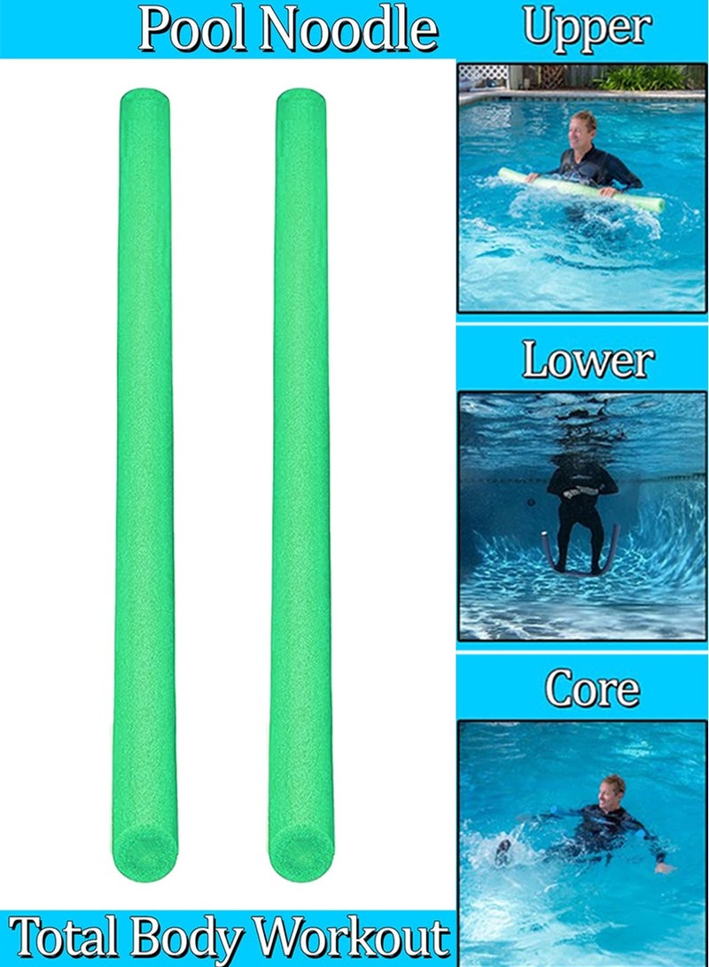 SPORT Pool Noodle Equipment for a Total Body Workout, Cardio and Strength Training - Fun and Effective Aqua Exercise Equipment for Everyone, 2-Piece Set of Floating Noodles - Image 1