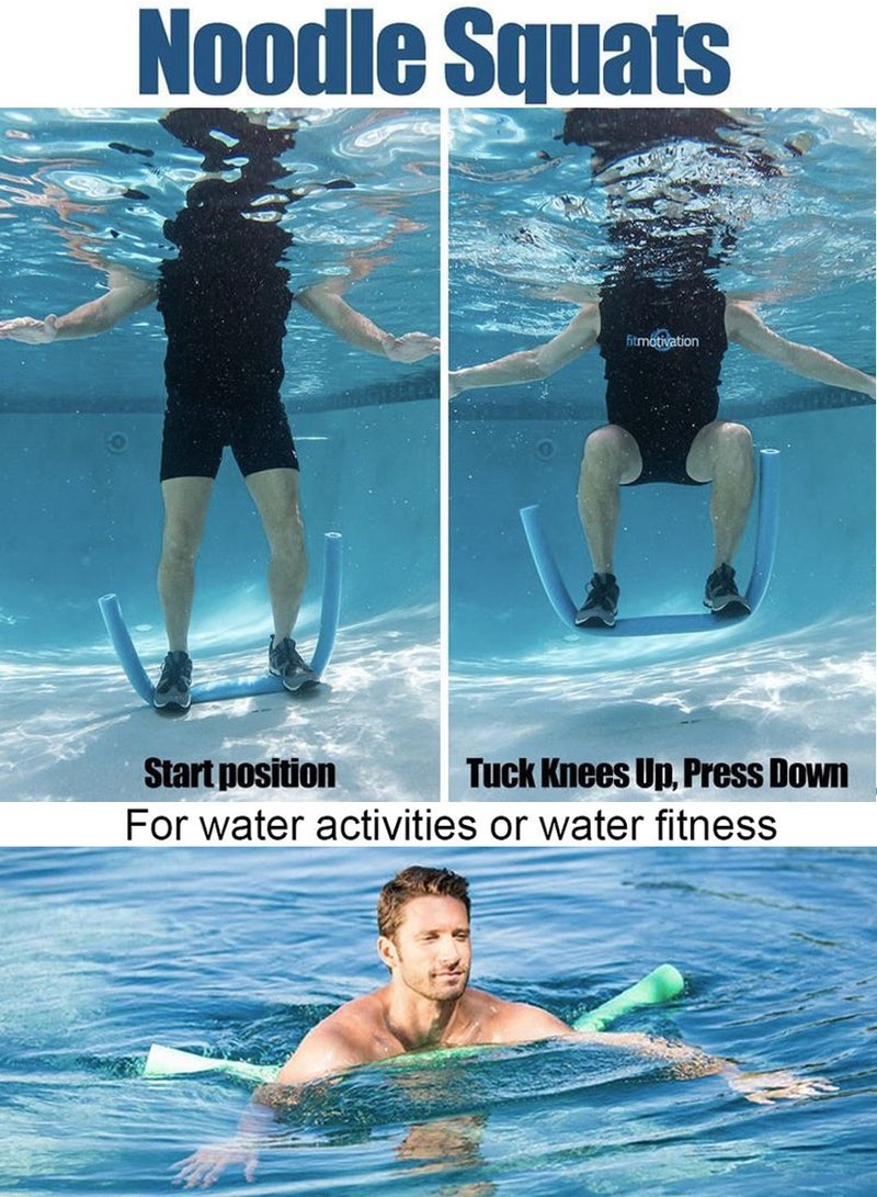 SPORT Pool Noodle Equipment for a Total Body Workout, Cardio and Strength Training - Fun and Effective Aqua Exercise Equipment for Everyone, 2-Piece Set of Floating Noodles - Image 3