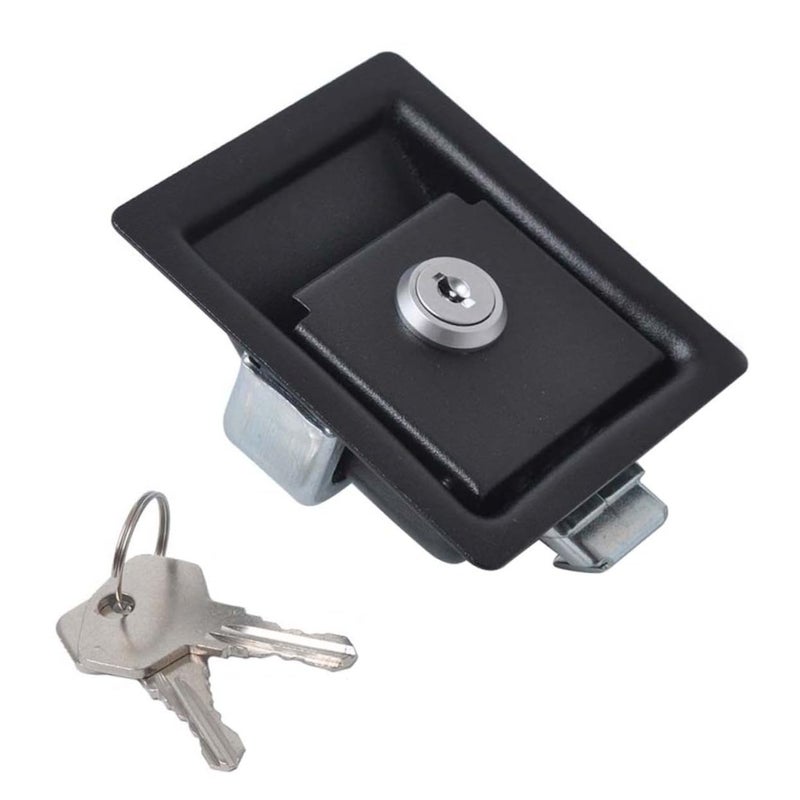 Heavy Duty Carbon Steel Paddle Locks For Truck Tool Boxes 2 Pack Weather Resistant - Image 4