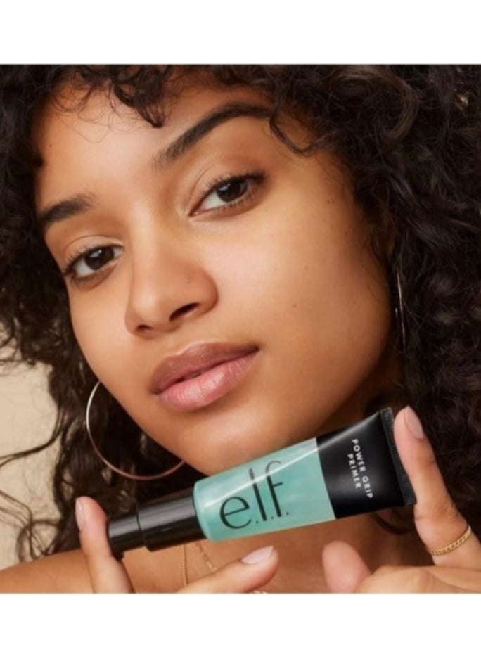 elf - elf Power Grip Primer & Halo Glow Liquid Filter (2 Fair\Light) Makeup Foundation Duo  for Bright and Smooth Skin and Long-lasting Makeup Fixation - Image 1