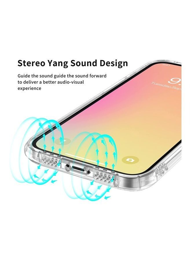 Protective Back Cover For iPhone 13 Pro 6.1-inch Clear - Image 3