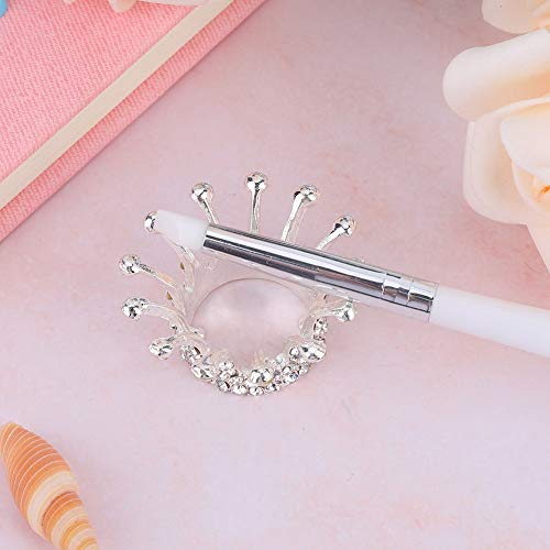 Betued Manicure Storage Box, 3 Types Crown Design Nail Art Brush Holder Set Pen Displayer Stand Tools Brush Holders(2) - Image 2
