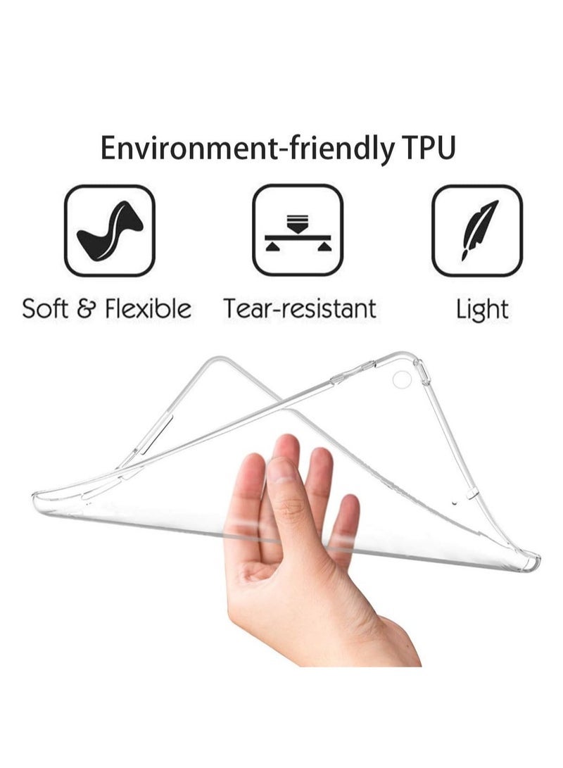 SmartGrist Clear Case for iPad 10.2" 9th Generation 2021 / iPad 8th Generation 2020/ 7th Generation iPad 10.2" 2019, Slim Soft Lightweight TPU Back Cover for iPad 9/8/7 10.2 inch - Image 3