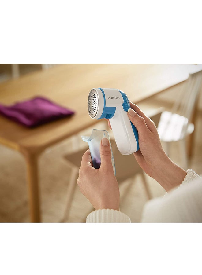Philips Fabric Shaver Lint Remover Cloth Cleaner Epilator Blue - Image 5