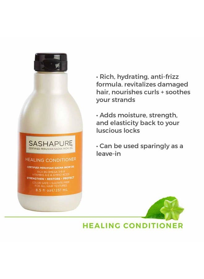 SASHAPURE Healing Conditioner with Sacha Inchi Oil 251 ml - Image 3