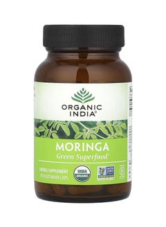 Organic India Moringa Green Superfood 90 Vegetarian Caps 
