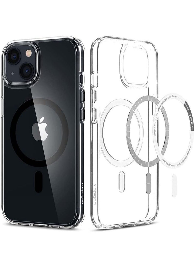 Spigen غطاء حماية Ultra Hybrid Mag لهاتف iPhone 13 متوافق مع MagSafe - أسود  - Image 1