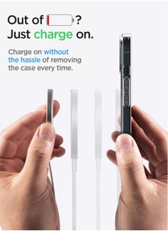 Spigen غطاء حماية Ultra Hybrid Mag لهاتف iPhone 13 متوافق مع MagSafe - أسود  - Image 5