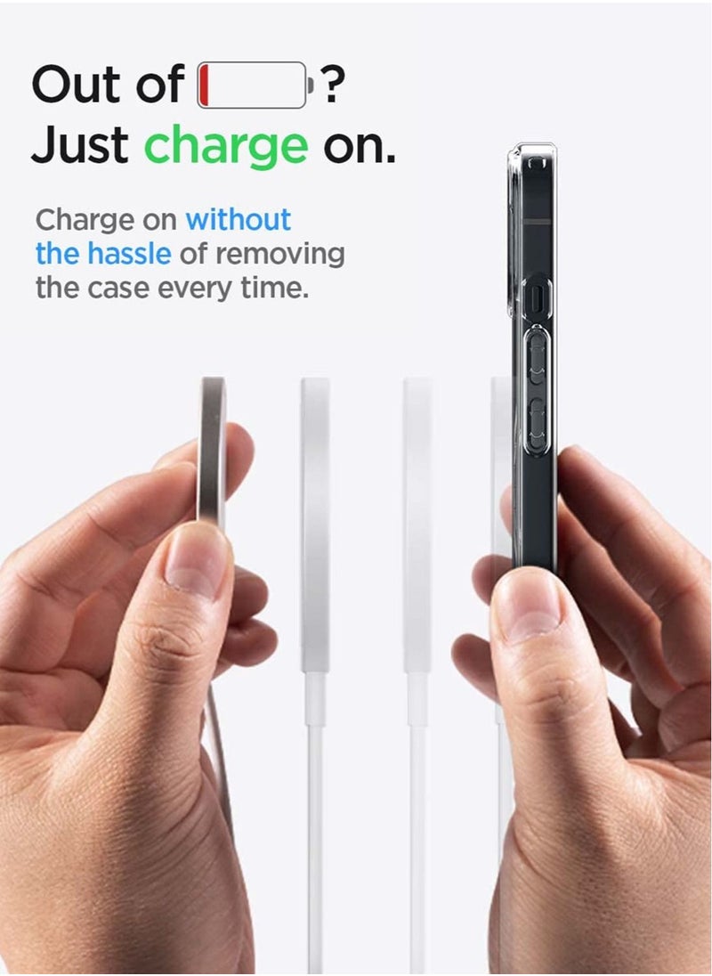 Spigen غطاء حماية Ultra Hybrid Mag لهاتف iPhone 13 متوافق مع MagSafe - أسود  - Image 5