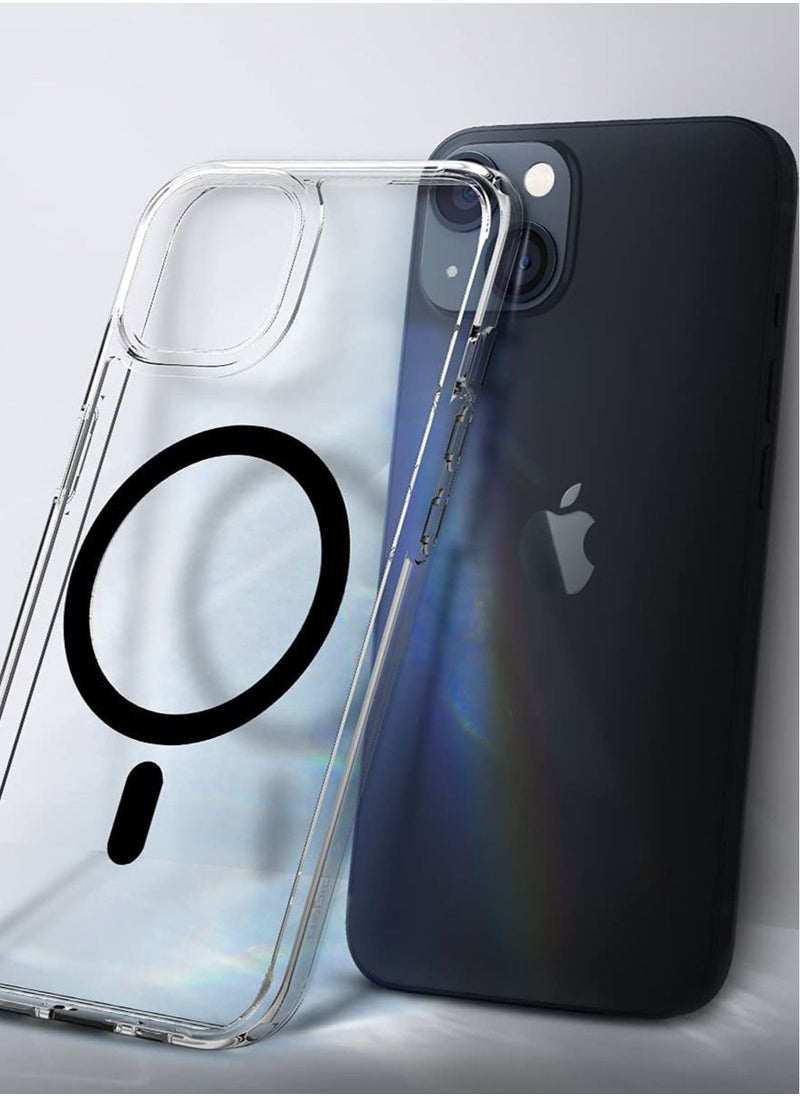 Spigen غطاء حماية Ultra Hybrid Mag لهاتف iPhone 13 متوافق مع MagSafe - أسود  - Image 2
