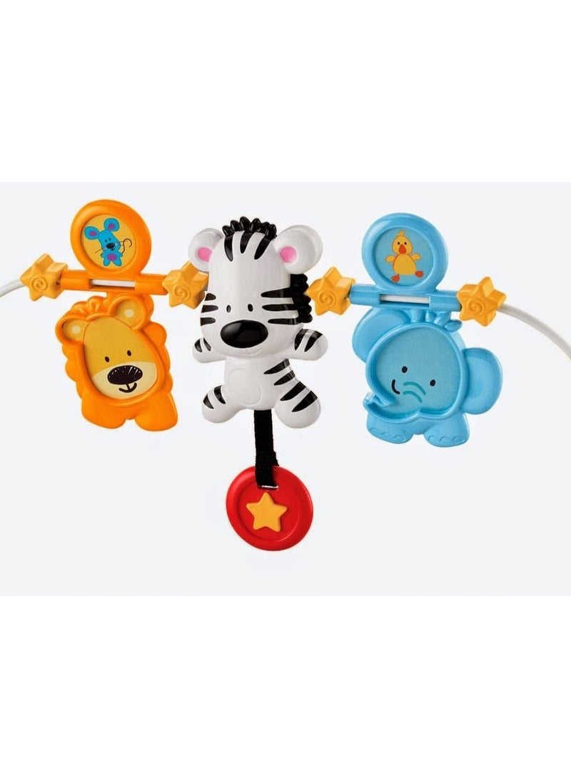 Factory Price - Animal Print Musical Baby Bouncer Chair - Image 4