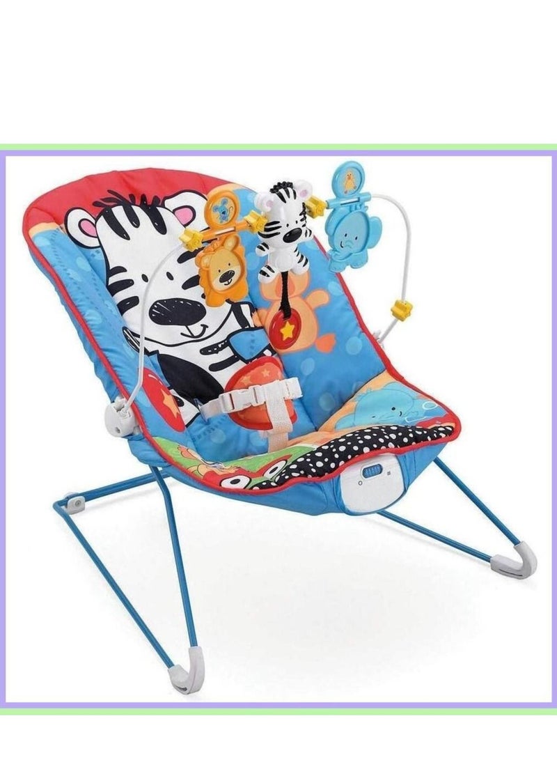 Factory Price - Animal Print Musical Baby Bouncer Chair - Image 1