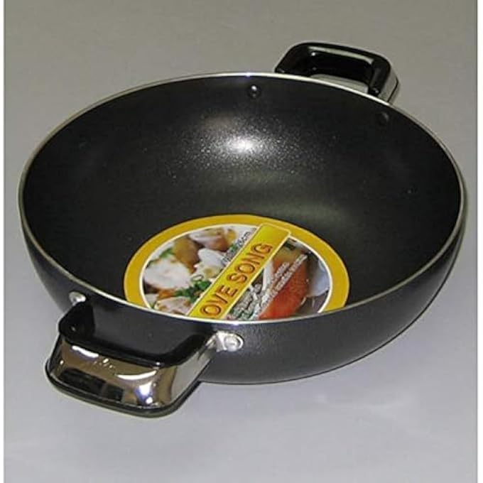 26Cm Wok With 2 Ear HandlesEw26Kitchen Cookware Skillet And Fry Pans Woks Stir Fry Pans Wok