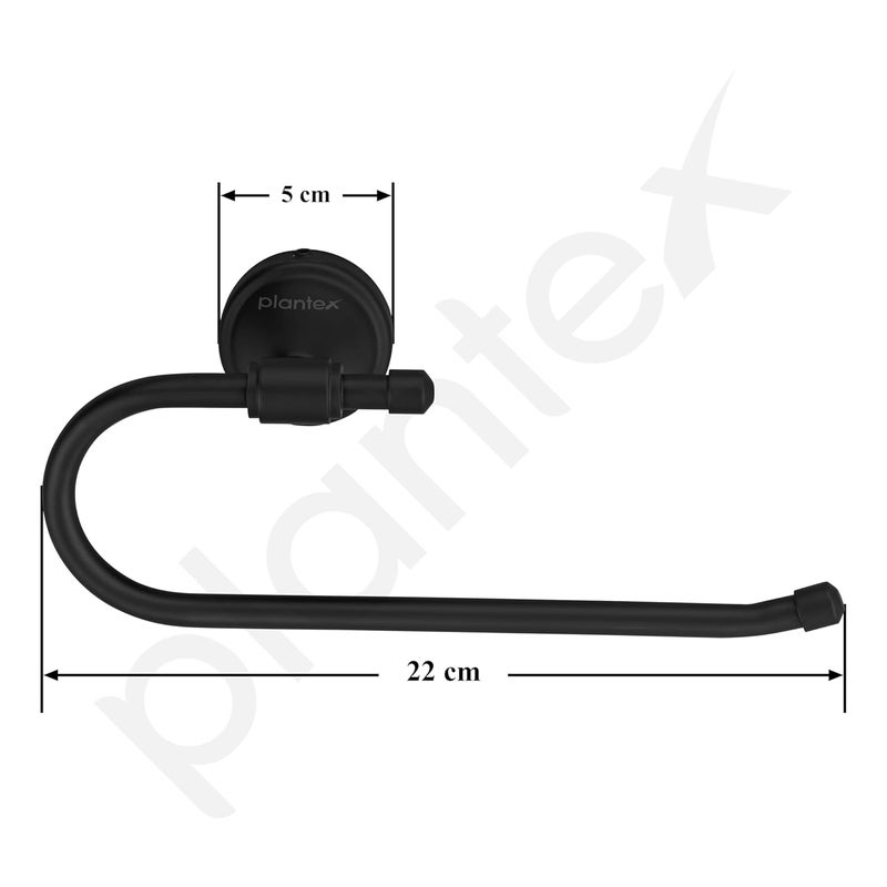 Plantex 304 Stainless Steel Towel Ring for Wash BasinTowel HangerNapkin HolderTowel HolderBathroom Accessories Niko Black - Image 4