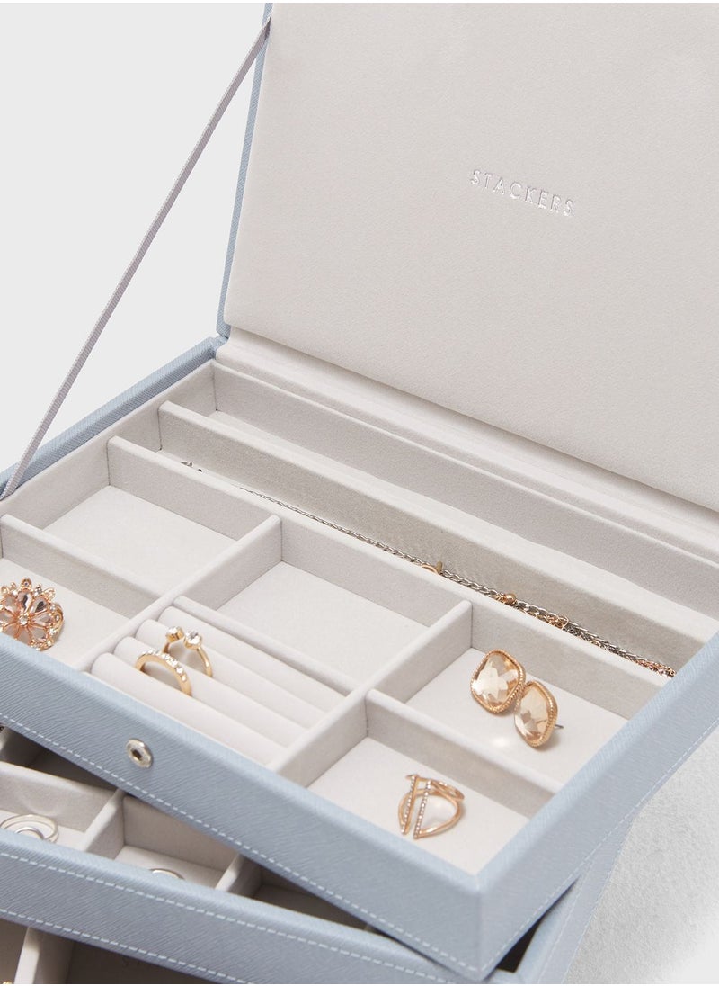 Stackers - Classic Set Of 3 Stacking Jewellery Box - Image 1