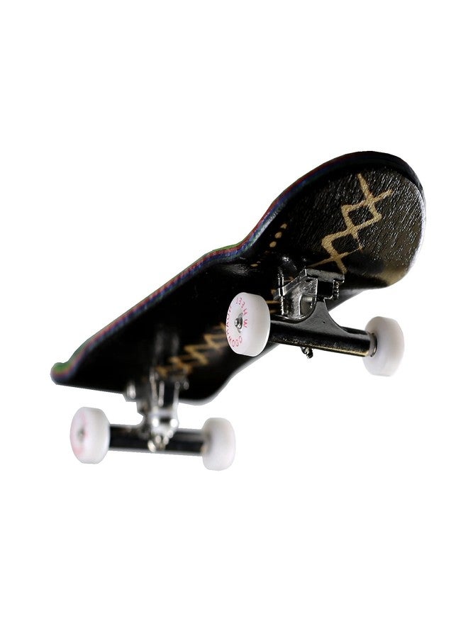 ألواح تزلج الأصابع NOAHWOOD PRO (لوح NW11s Kickflip 97 مم × 34 مم، مصنوع يدويًا من خشب القيقب الملون بخمس طبقات) + (محاور NW Prince 34 مم) + (عجلات NW iii Logo مصنوعة يدويًا) (Zipper) - Image 1
