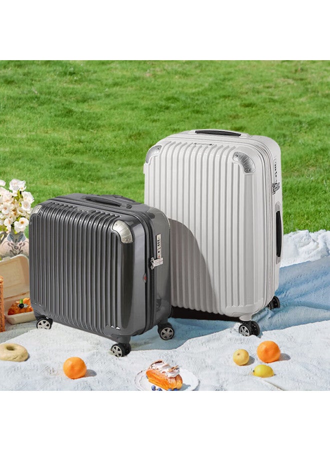 Summit 18-inch Deep Gray Pc338tc18 Universal Travel Luggage With 360° Spinner Wheels For Men And Women - Image 1