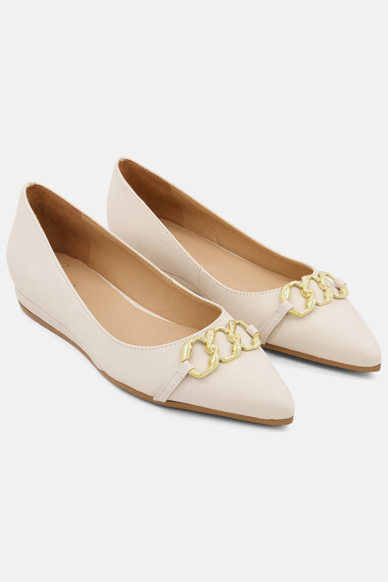 Naturalizer Women Medium Katalie Slip On Shoes, Cream - Image 1