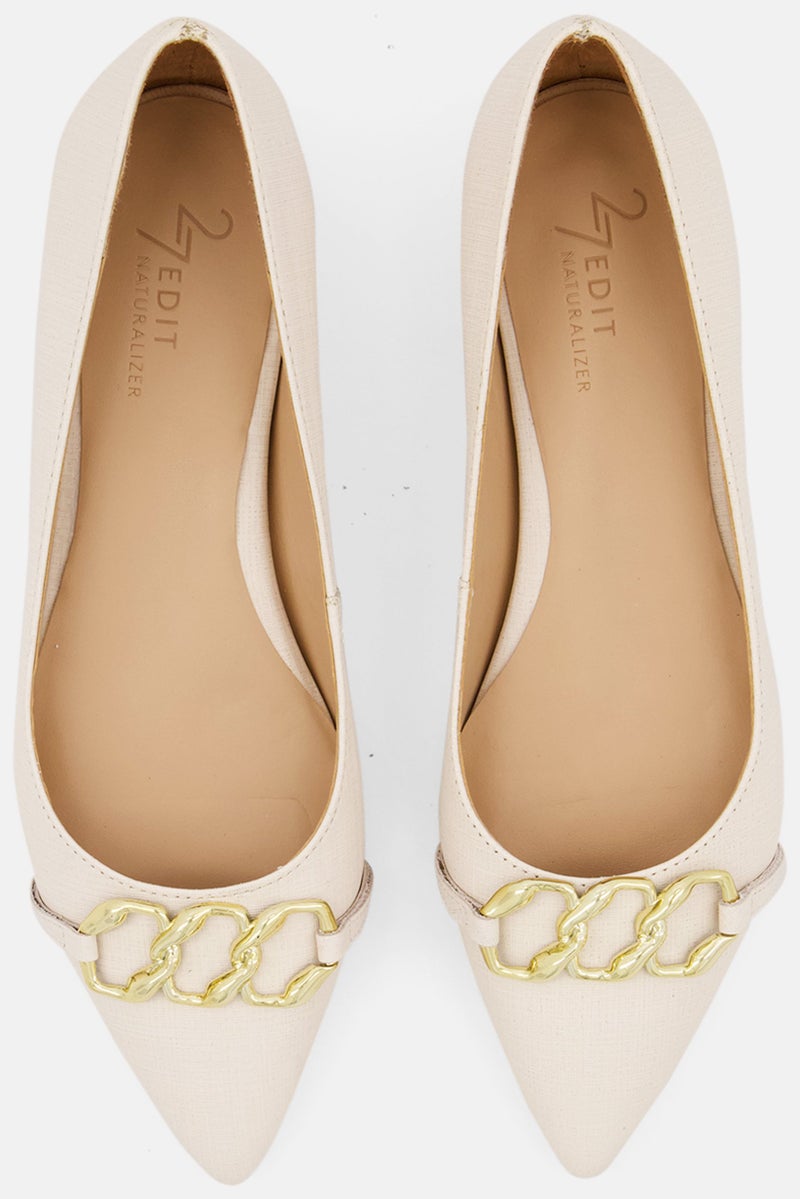 Naturalizer Women Medium Katalie Slip On Shoes, Cream - Image 2