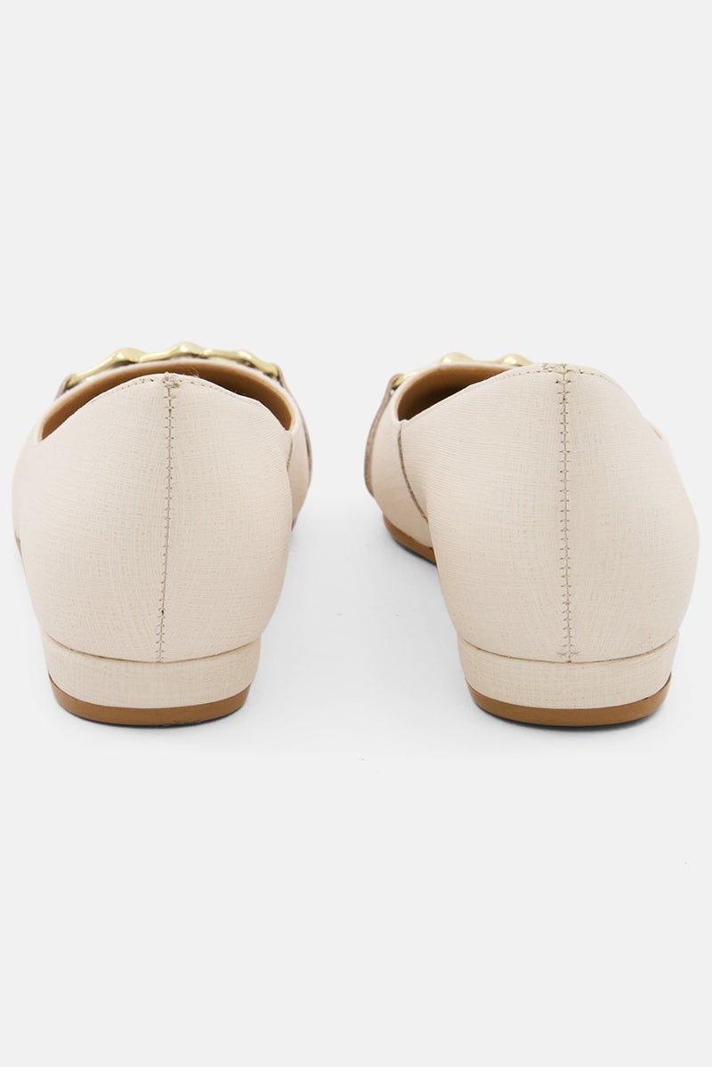 Naturalizer Women Medium Katalie Slip On Shoes, Cream - Image 4