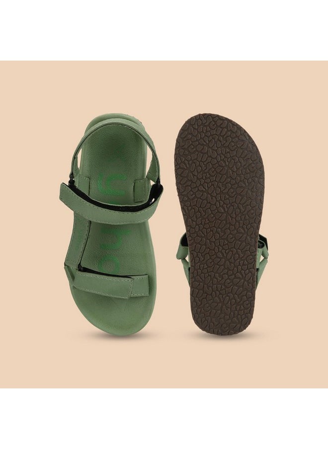 YOHO YOHO EVA Sandals for Women | EVA sole | Comfortable cushioned sole with TPR base | Lightweight | Soft skin friendly straps | Adjustable straps | Velcro closure | Vibrant colour options  - Image 3