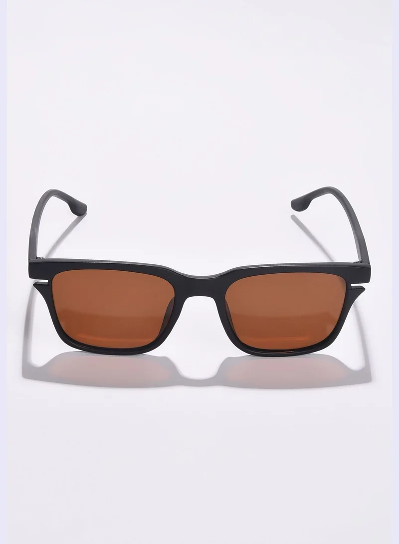 Haute Sauce Women Brown Lens Black Butterfly Sunglasses